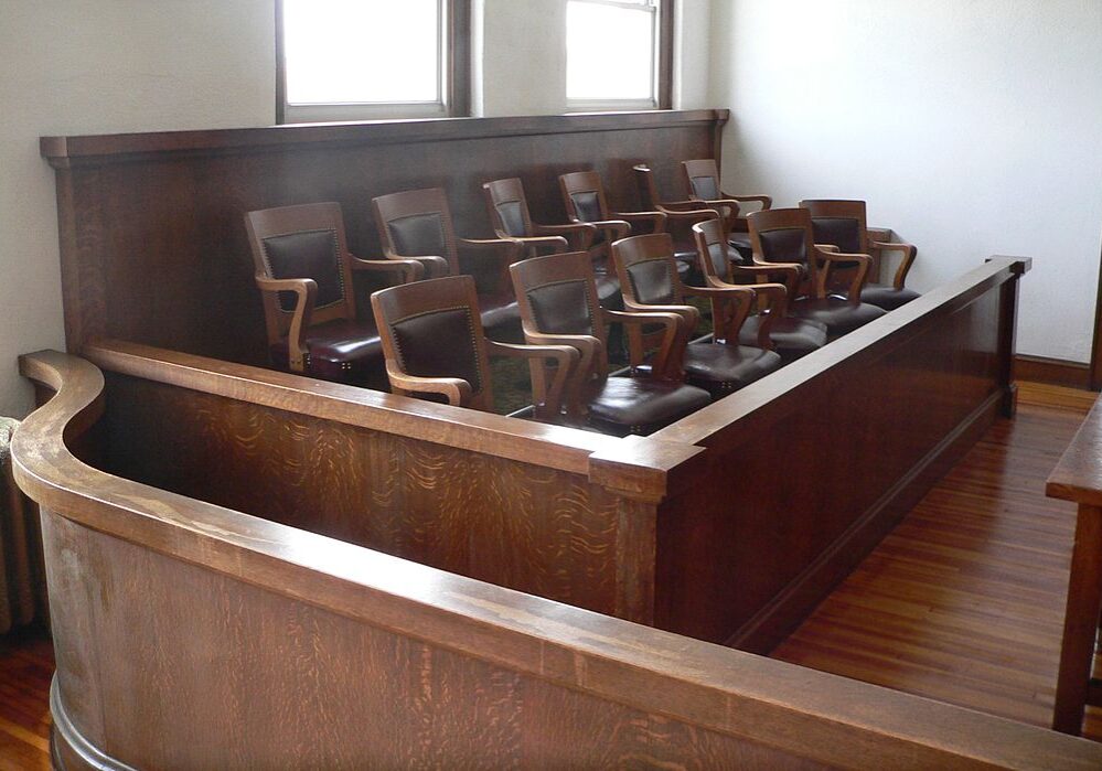 empty jury chairs