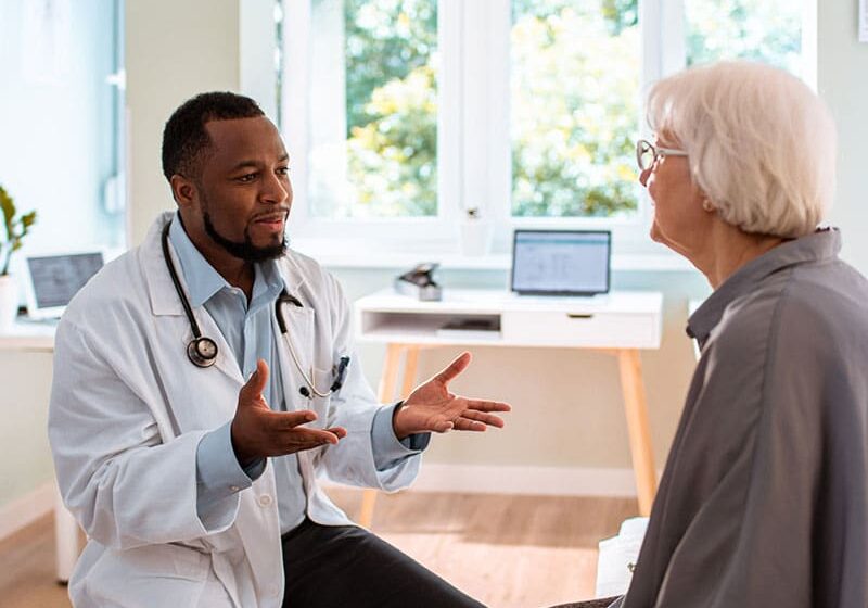 doctor and patient consultation