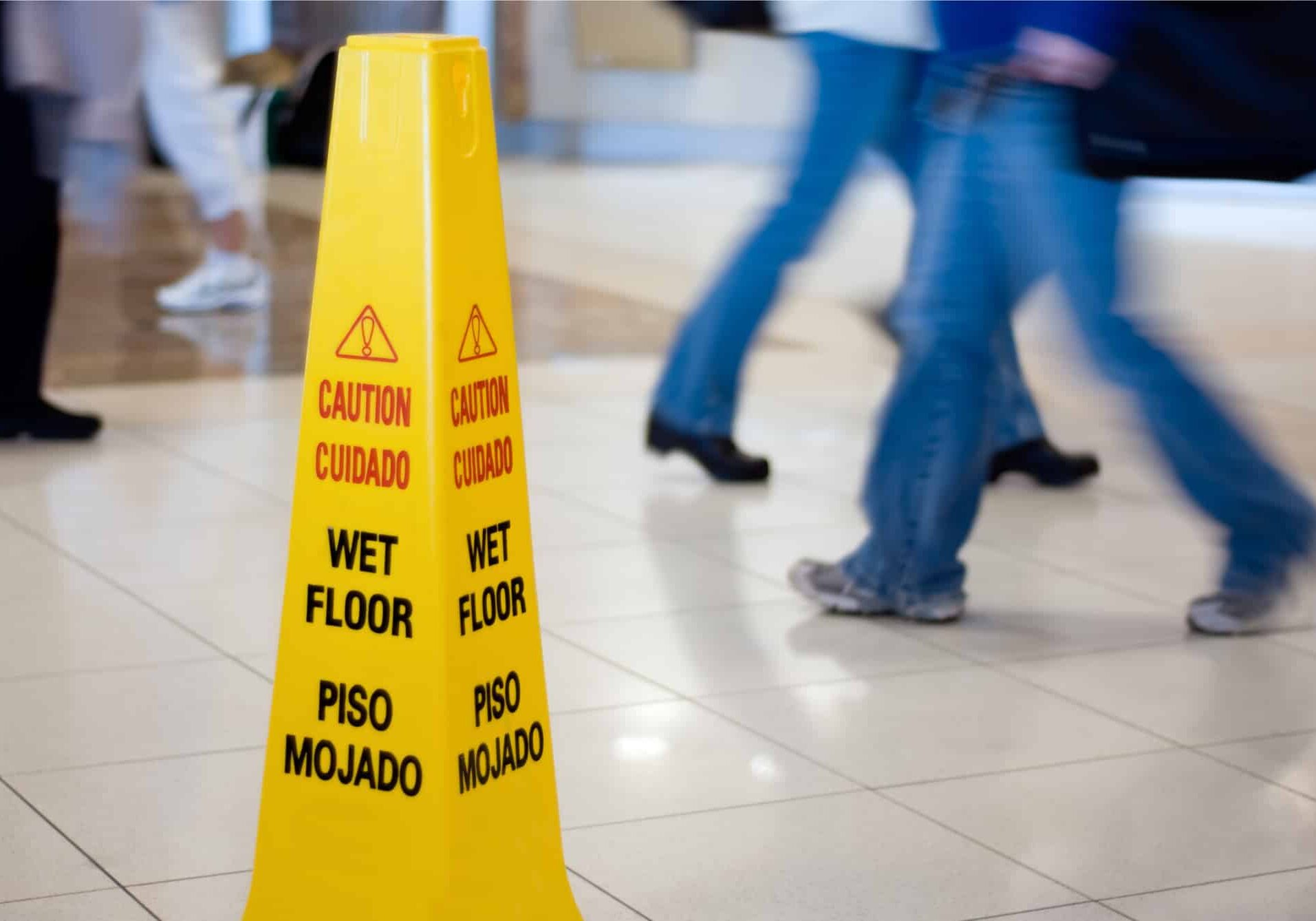 wet floor signage