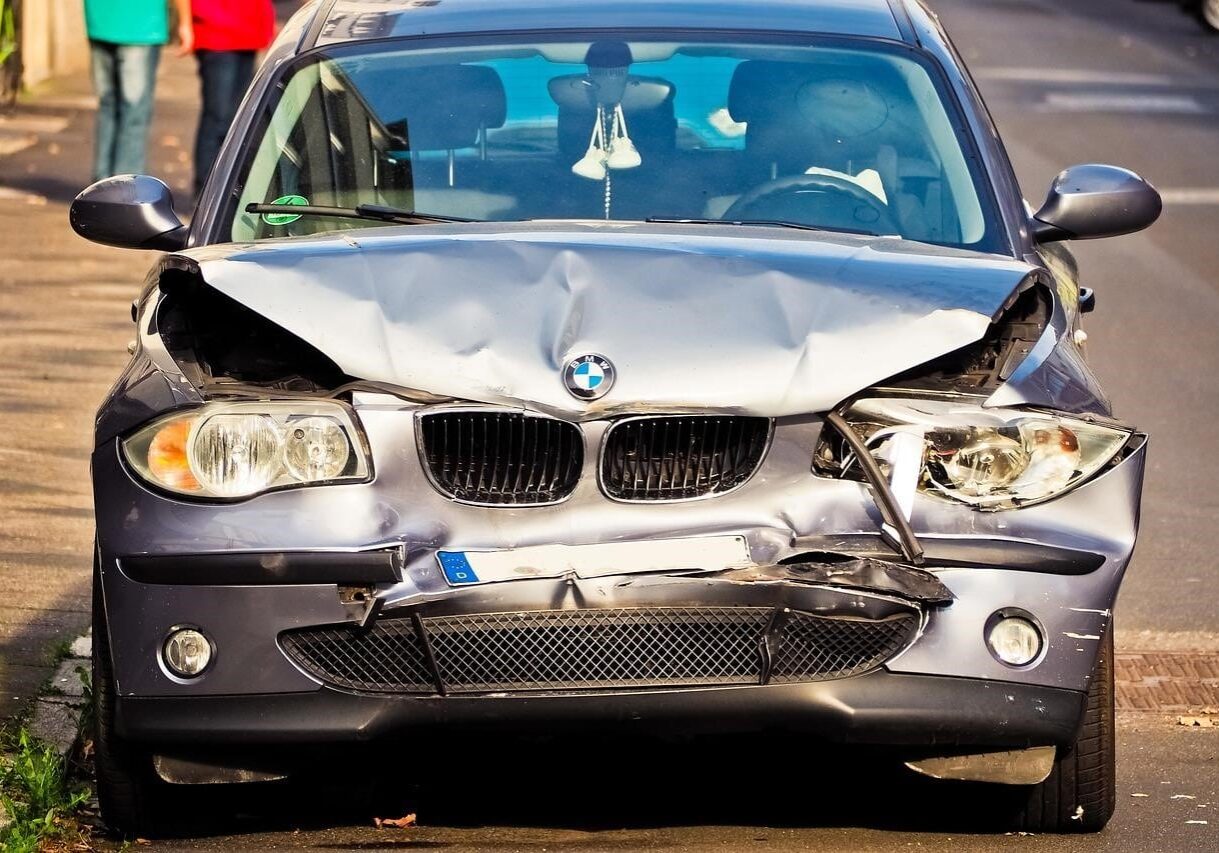 damaged car